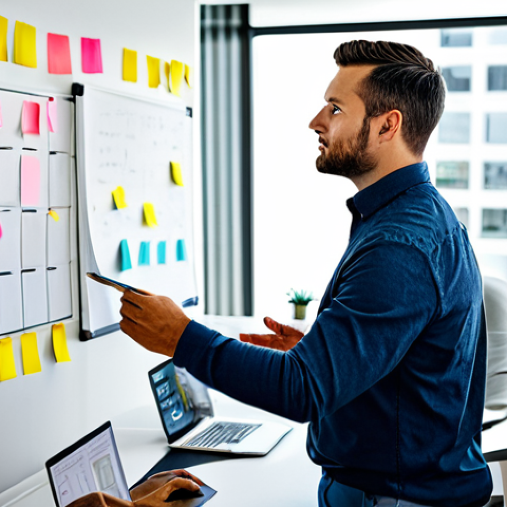 디자인 사고 교육 커리큘럼 개발 방법 - **Prompt:** "A diverse group of professionals brainstorming in a modern, brightly lit office, fully ...