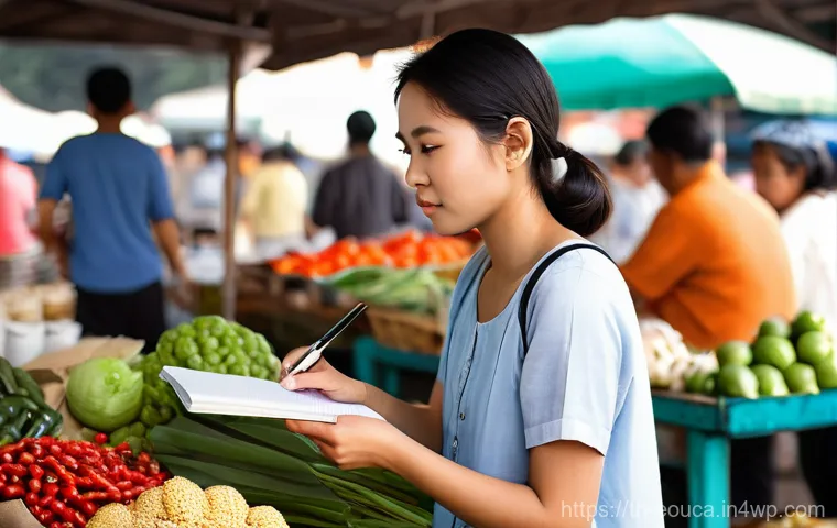 디자인 사고 교육의 현장 경험 쌓기 - **A candid, realistic photograph capturing a thoughtful young Thai woman (around 20-30 years old, we...